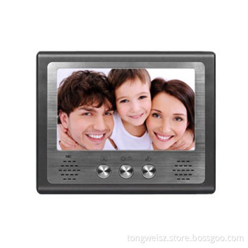 Video door bell with high resolution (1,024*600px) and recording functionNew